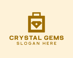 Diamond Jewelry Bag logo design