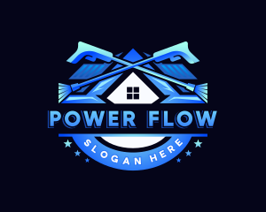 Power Washer Cleaning logo design