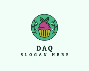 Vegan Sweet Cupcake Logo