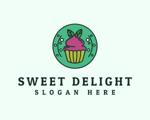 Treat - Vegan Sweet Cupcake logo design