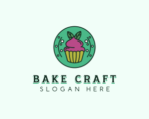 Vegan Sweet Cupcake logo design