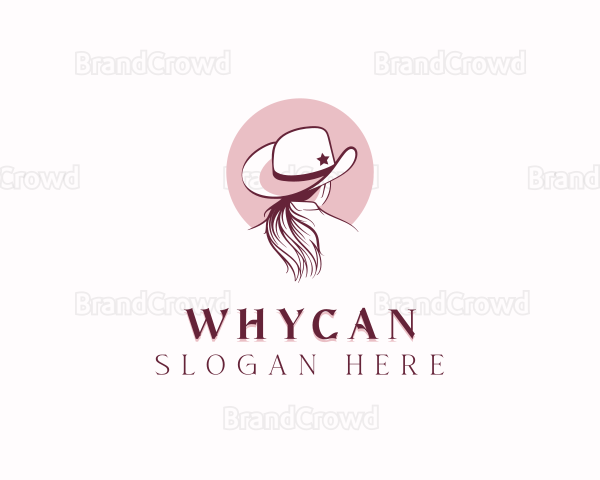 Cowboy Hat Cowgirl Logo