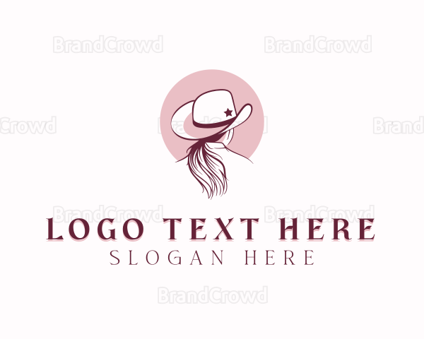 Cowboy Hat Cowgirl Logo