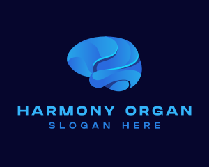 Organ - Brain Neurology Science logo design