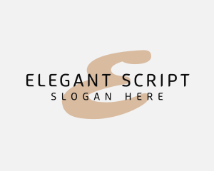 Boutique Beauty Script logo design