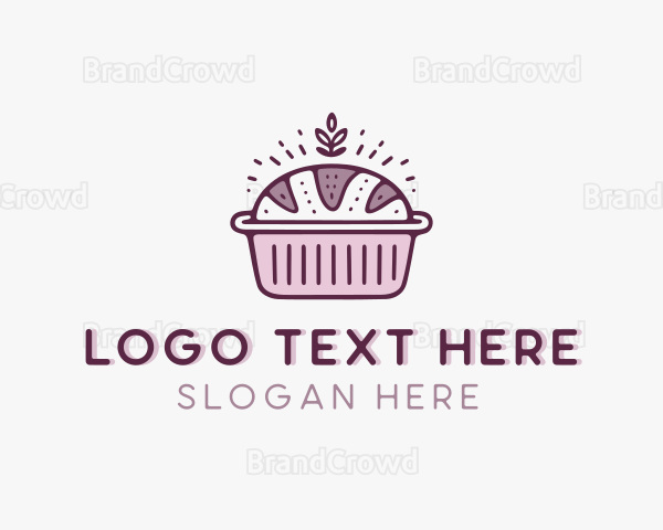 Loaf Bread Baking Logo