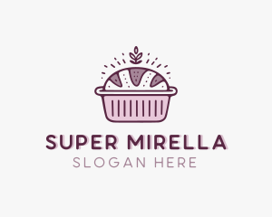 Loaf Bread Baking Logo