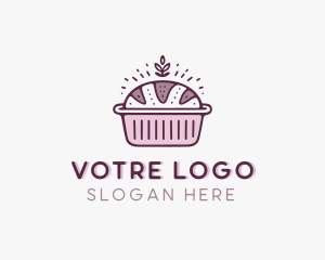 Loaf Bread Baking Logo