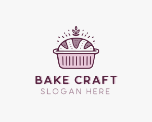 Loaf Bread Baking logo design