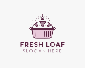 Bread - Loaf Bread Baking logo design