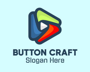 Button - Multimedia Player Button logo design