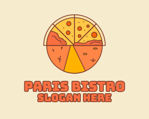 Pizza Roadtrip Adventure logo design