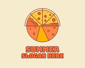 Pizza Roadtrip Adventure logo design