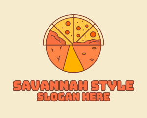 Savannah - Pizza Roadtrip Adventure logo design