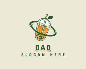 Boba Milk Tea Logo