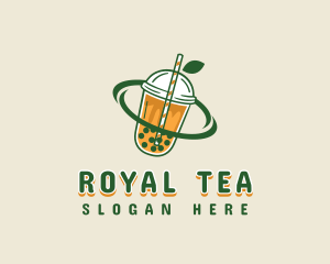 Boba Milk Tea logo design