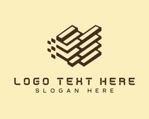 Floorboard - Floor Tiling Construction logo design