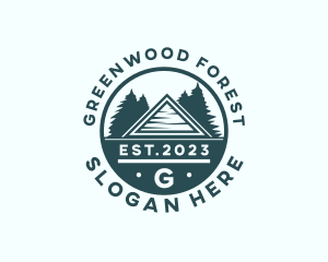 Forest Cabin Roofing logo design