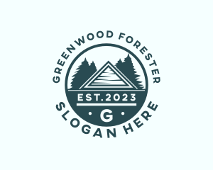 Forest Cabin Roofing logo design