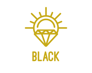 Jewel - Luxury Sun Diamond logo design