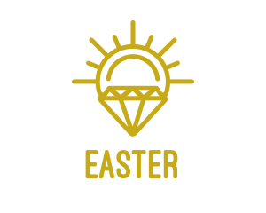 Jewel - Luxury Sun Diamond logo design