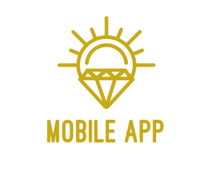 Vip - Luxury Sun Diamond logo design