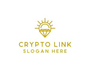 Luxury Sun Diamond logo design