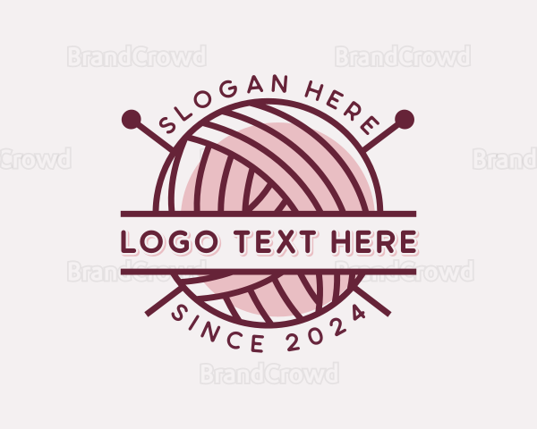 Yarn Textile Crochet Logo