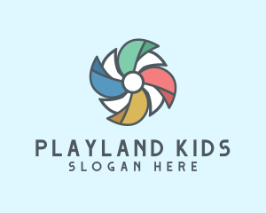 Pinwheel Toy Playtime logo design