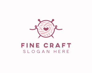 Heart Weaving Handcraft logo design