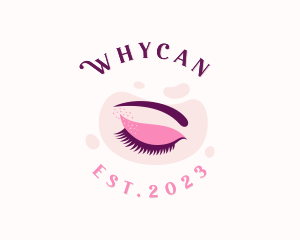 Aesthetician - Beauty Cosmetics Eyelashes logo design