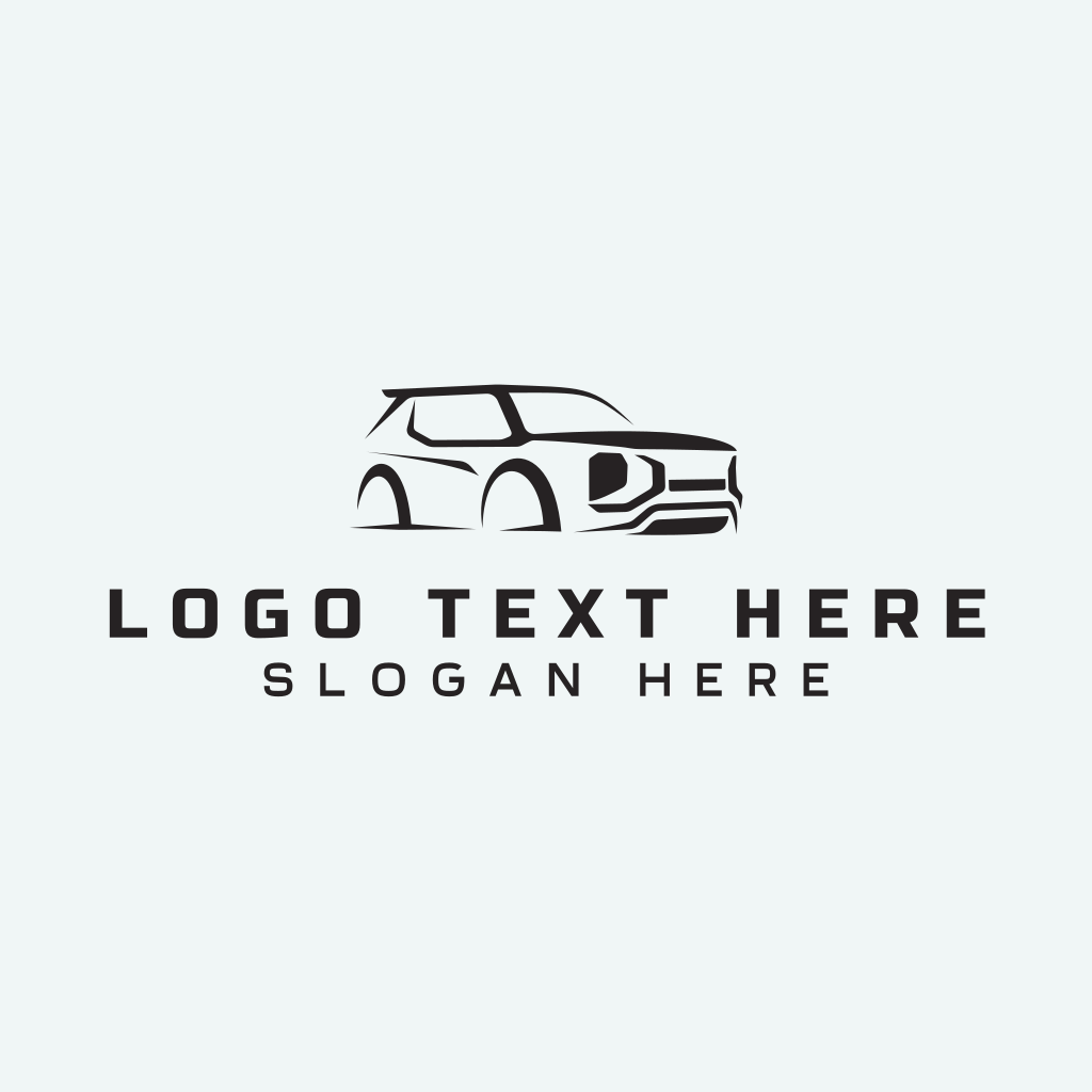 Suv Vehicle Driving Logo 