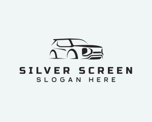 SUV Vehicle Driving Logo