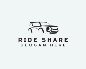 Carpool - SUV Vehicle Driving logo design