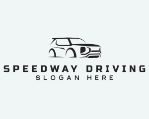 Driving - SUV Vehicle Driving logo design