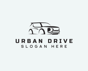 SUV Vehicle Driving logo design