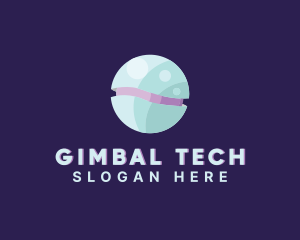 Modern Tech Ball logo design