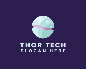 Modern Tech Ball logo design