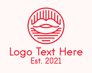 Mouth - Red Lipstick Cosmetics logo design