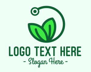Doctor - Green Digital Leaves logo design