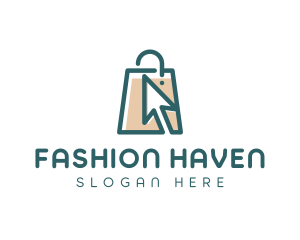 Mall - Market Shopping Bag logo design
