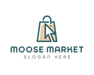 Market Shopping Bag logo design