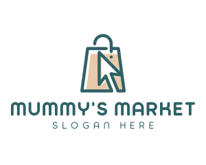 Market Shopping Bag logo design