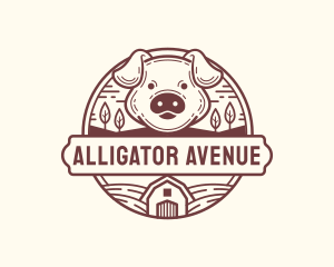 Livestock Pig Farm logo design