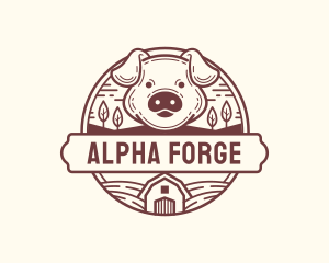 Livestock Pig Farm logo design