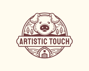 Livestock Pig Farm logo design