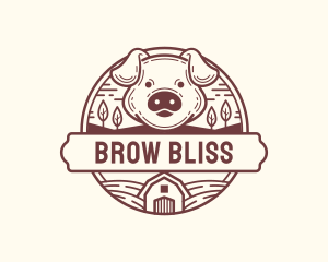 Livestock Pig Farm logo design