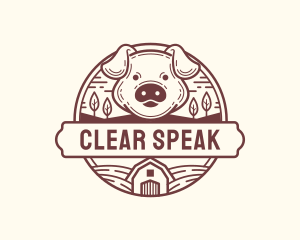 Livestock Pig Farm logo design