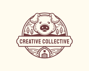 Livestock Pig Farm logo design