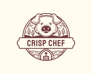 Livestock Pig Farm logo design